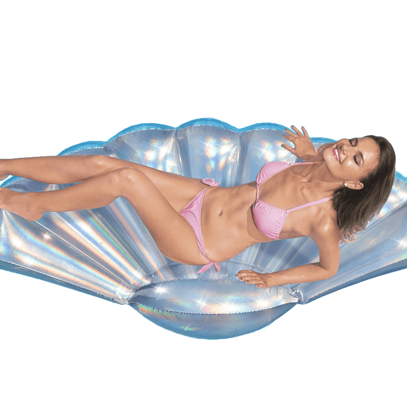 Glimmer Shell  Inflatable Pool Chair