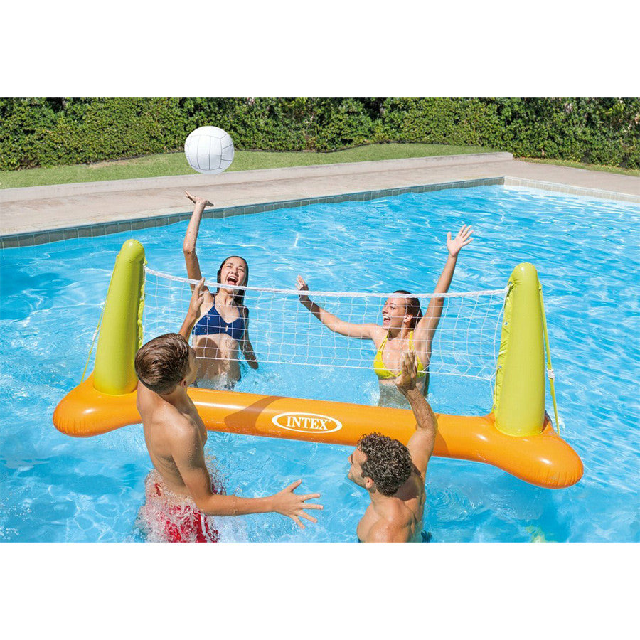 Jeu de volleyball de piscine avec sac d'encrage