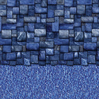 Toile accrochée Blue Slate Streamstone pour piscine hors terre ronde