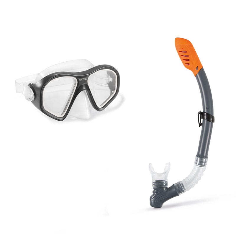 Adult Reef Rider Diving Mask and Snorkel Set