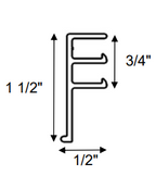 Dual Track Side Mount Inground Coping - 10 ft.