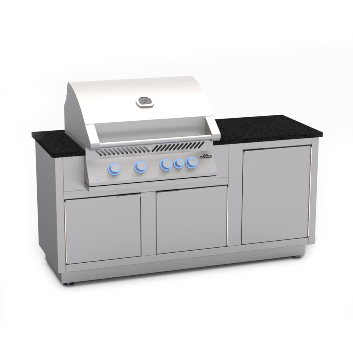 Module de cuisine extérieure pour BBQ avec portes