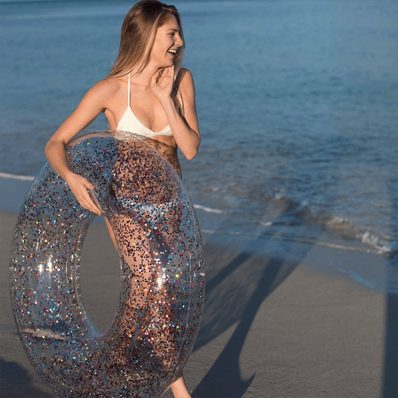 Multi-Colour Glitter Pool Tube