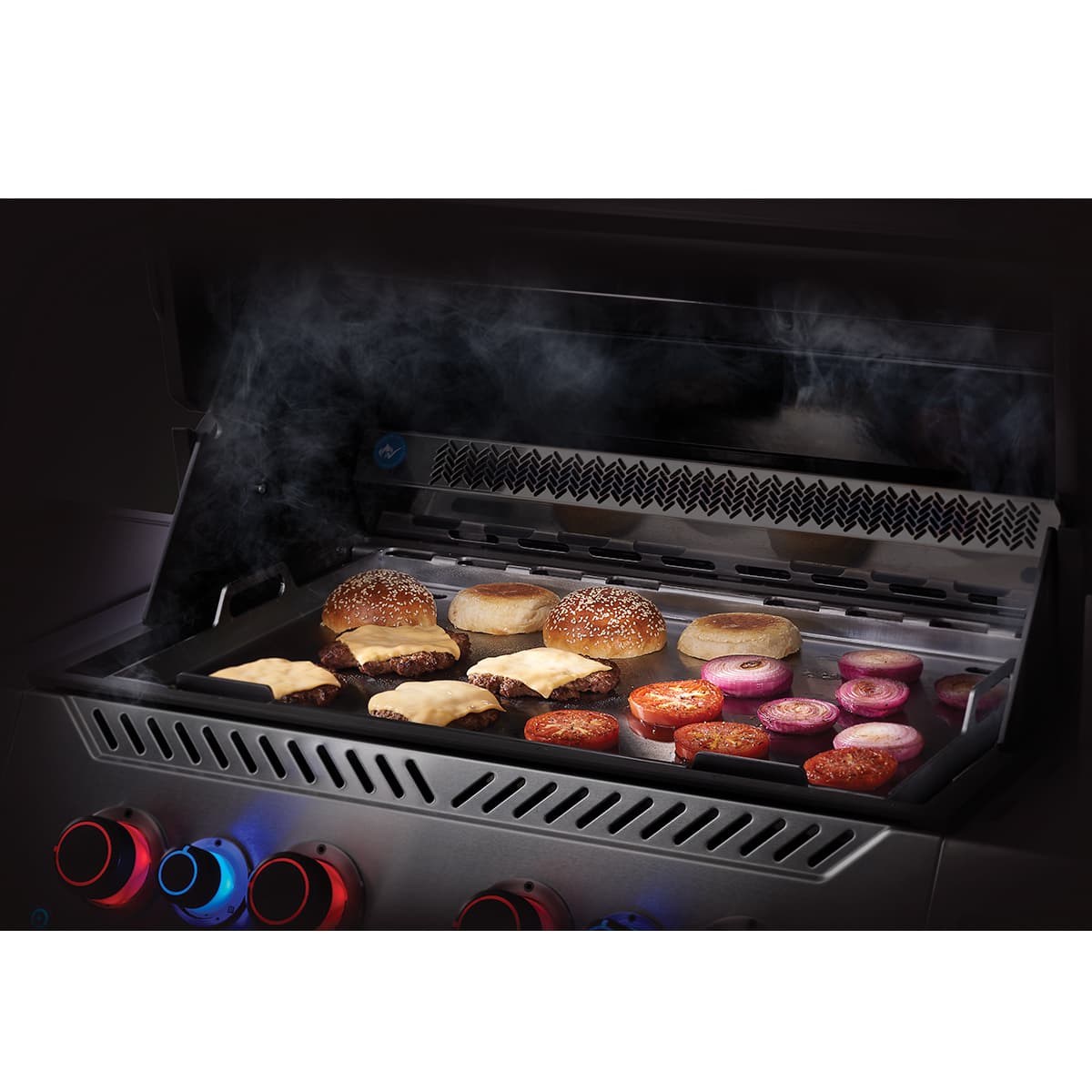Plaque de cuisson en acier inoxydable pour BBQ Napoleon 425 ou 500