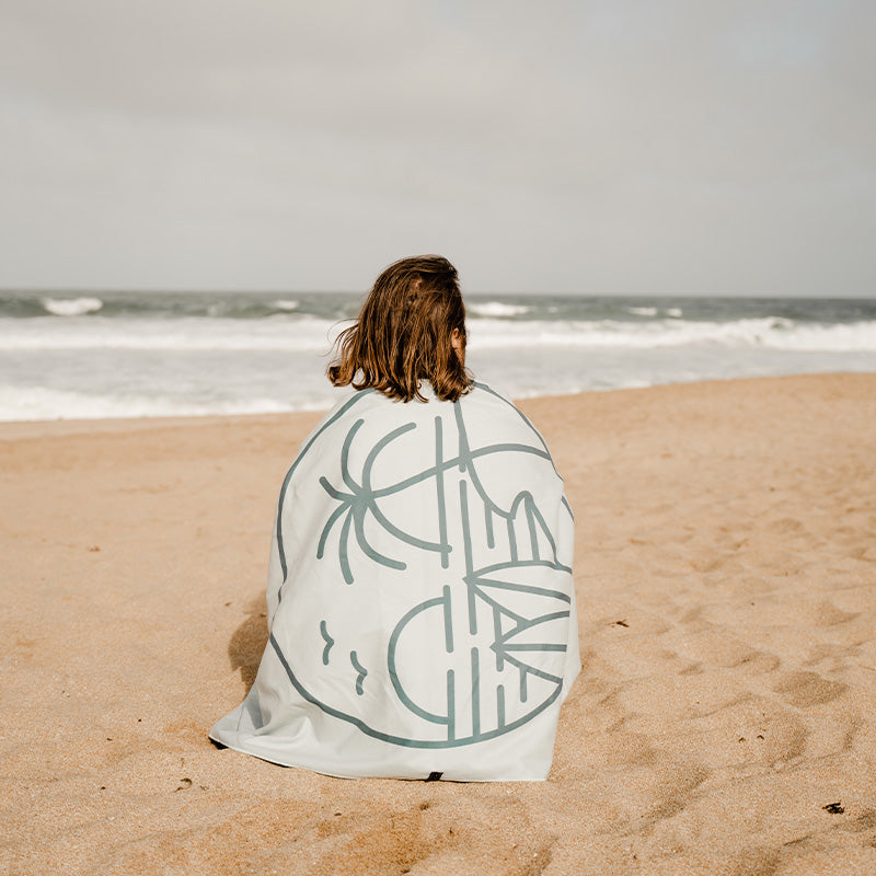 Surf Reversible Microfiber Beach Towel