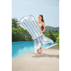 Iridescent Glimmer Mermaid Tail Inflatable Pool Mattress