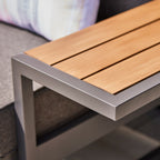 Ensemble de conversation extérieur Nora