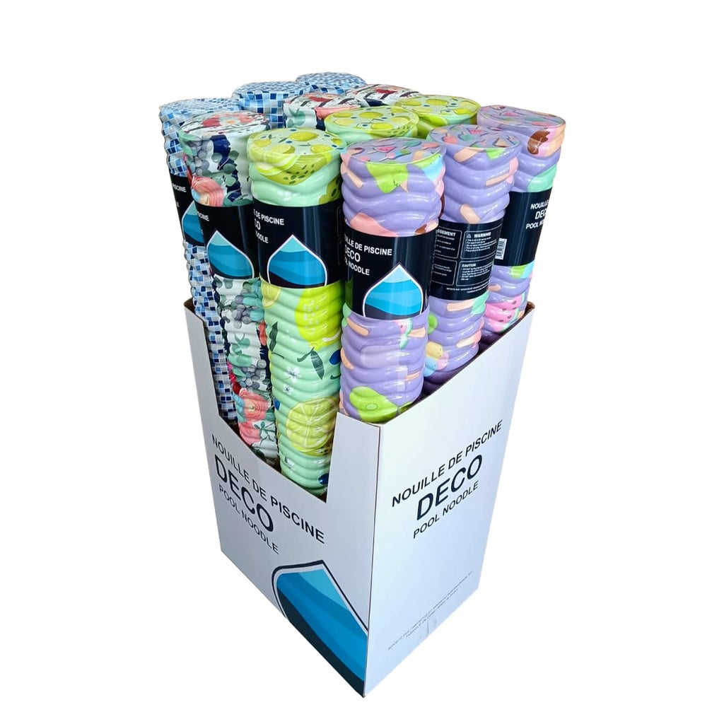Nouilles de piscine assorties : Popsicle, Lime, Pêche et Mer