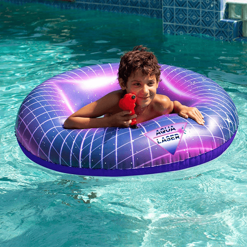 Aqua Master Inflatable Pool Ring with Squirt Gun