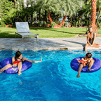 Aqua Master Inflatable Pool Ring with Squirt Gun