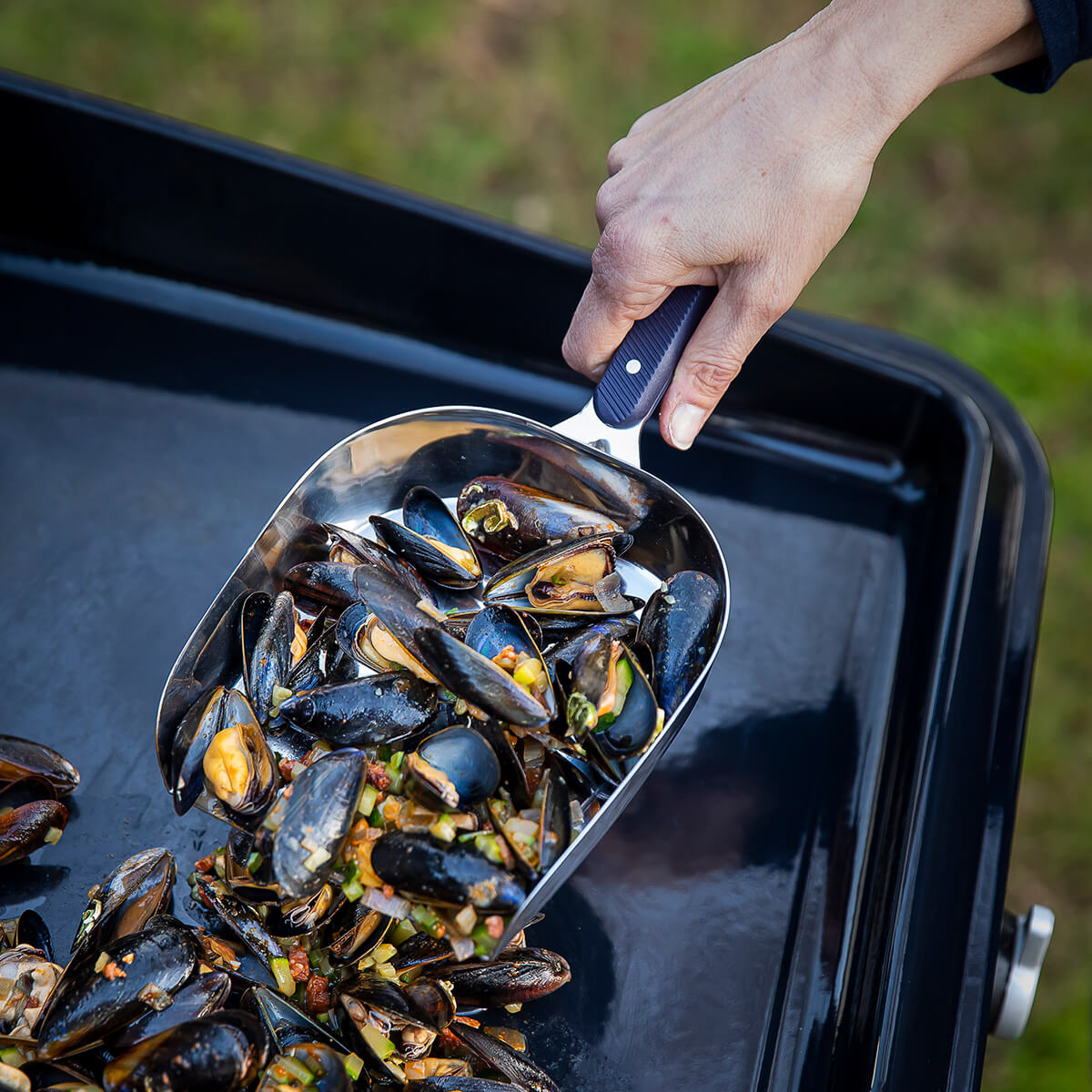 Mussel Scoop for Plancha - 1 L
