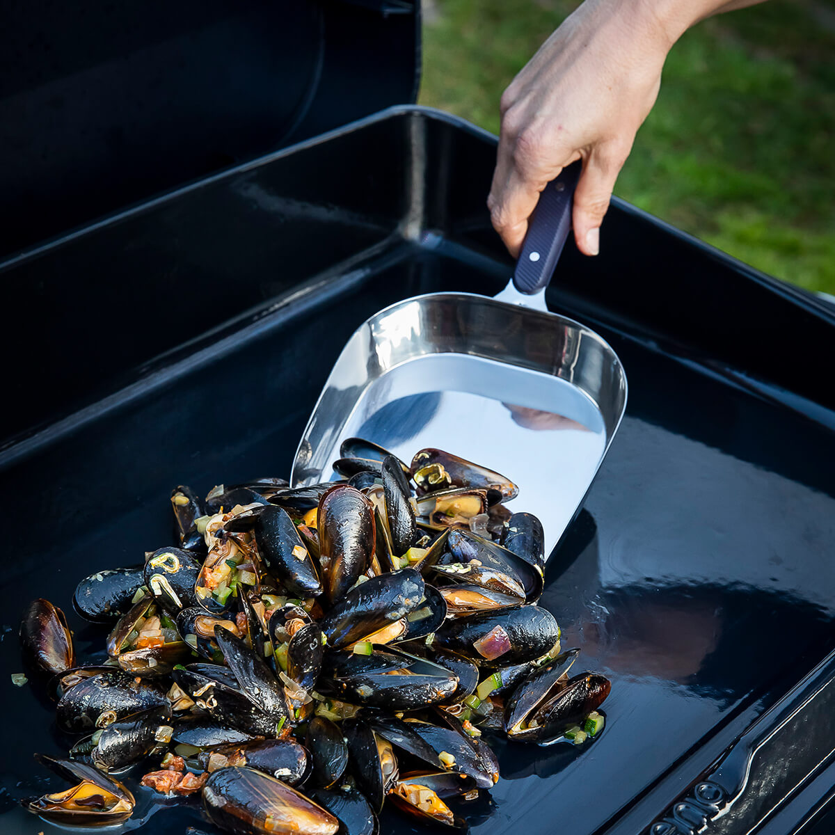 Mussel Scoop for Plancha - 1 L