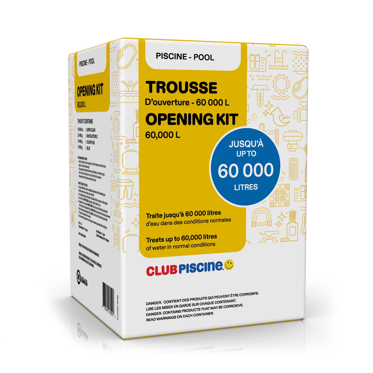 Trousse d'ouverture professionnelle - 60 000 L