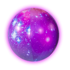Ballon de plage gonflable galaxie illuminée