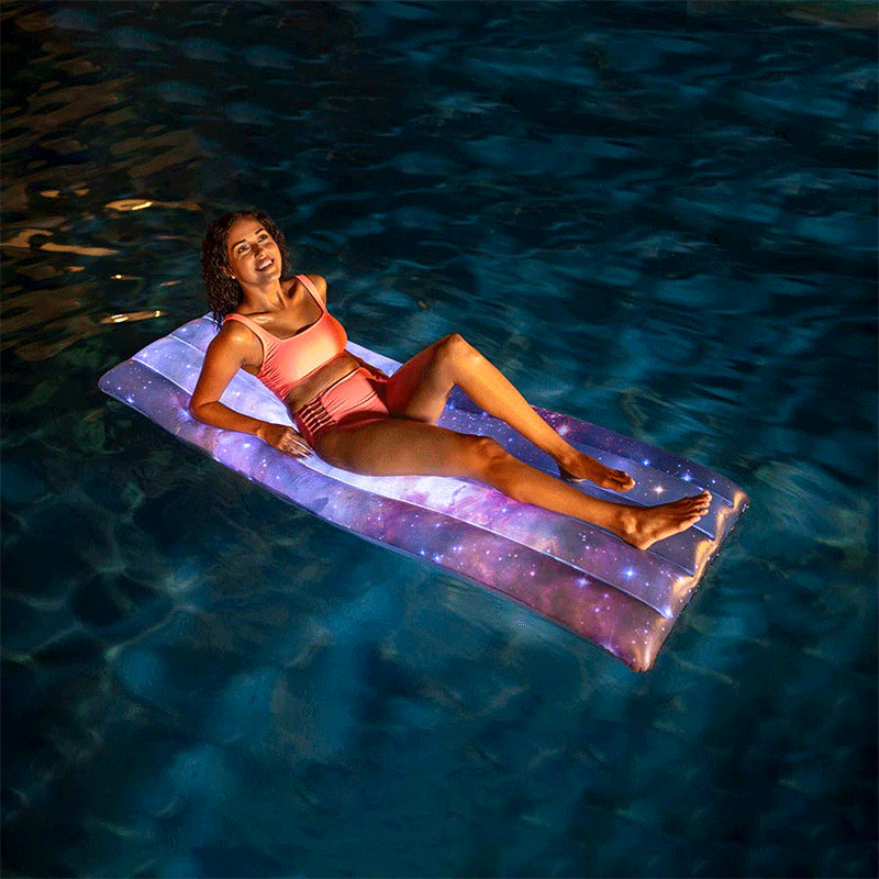 Illuminated Galaxy Pool Mattress