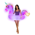 Illuminated Unicorn Pool Float