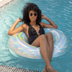Holographic Inflatable Pool Ring