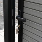 Porte de clôture avec lattes en composite - 60 x 72 po
