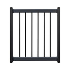 Rampe de balcon en composite et aluminimum - Charbon