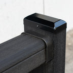 Rampe de balcon en composite et aluminimum - Charbon