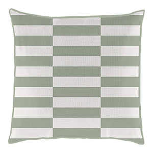 Coussin extérieur 18 x 18 po - Illusion sauge