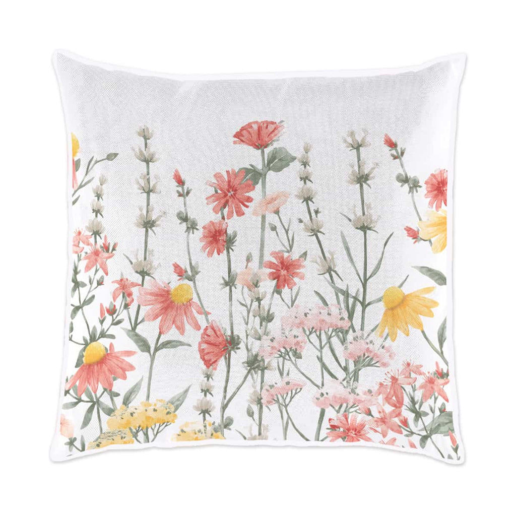 Local Flowers Outdoor Cushion - 18 x 18 in.