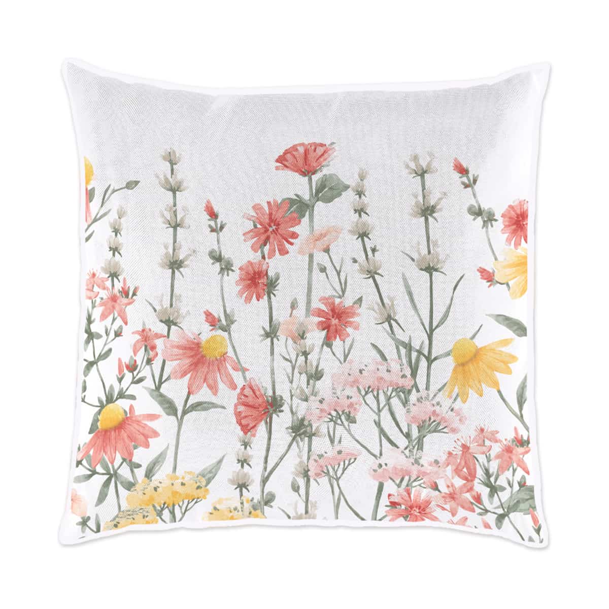 Local Flowers Outdoor Cushion - 18 x 18 in.