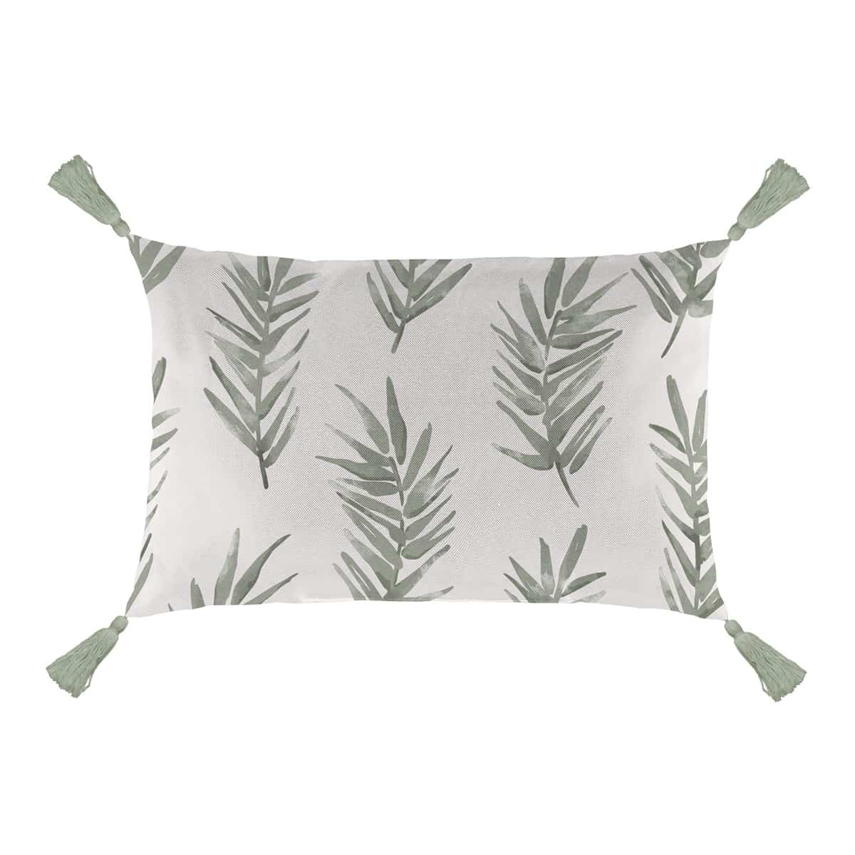 Palm Leaves Outdoor Cushion - 12 x 18 in.