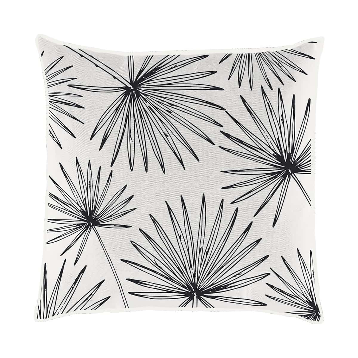 Coussin extérieur 18 x 18 po - Palmier éventail