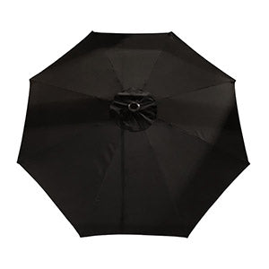 club piscine patio umbrellas Market Umbrella with Black Pole - 9 ft. (2.7 m)