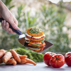 Wide, Angled Spatula for Plancha