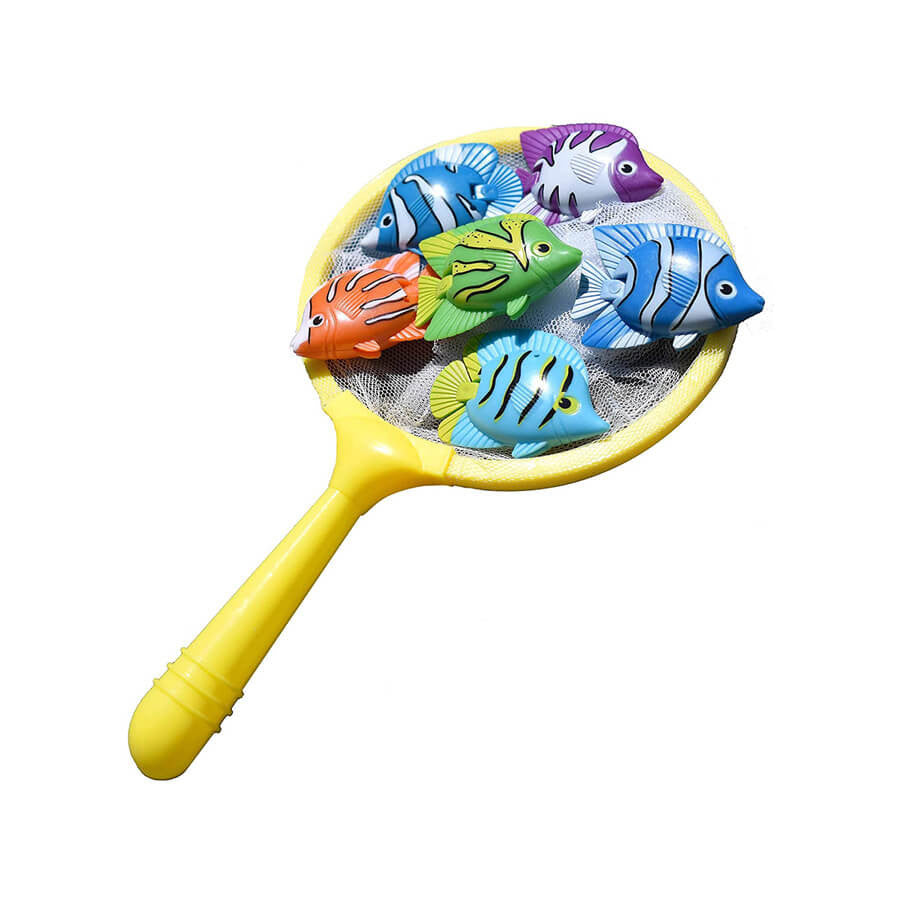 Jeu de piscine attraper les poissons
