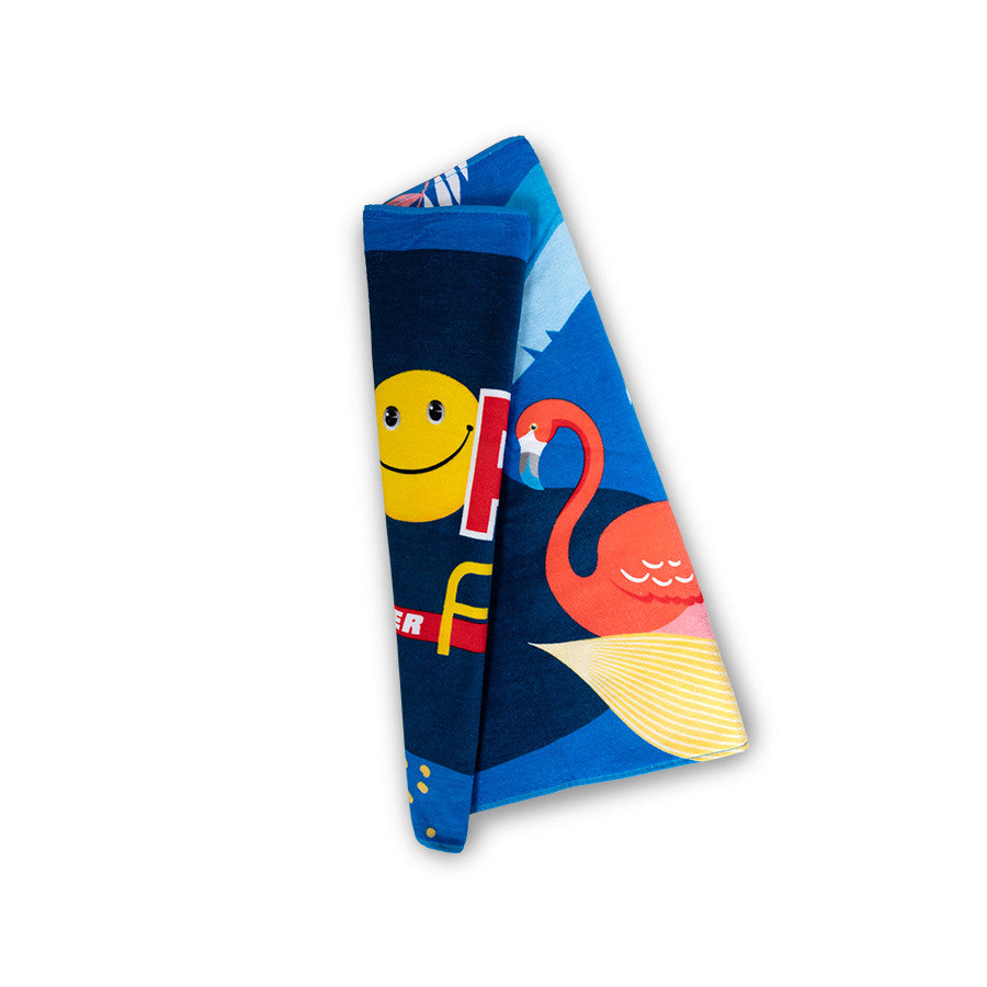 Club Piscine Logo Beach Towel