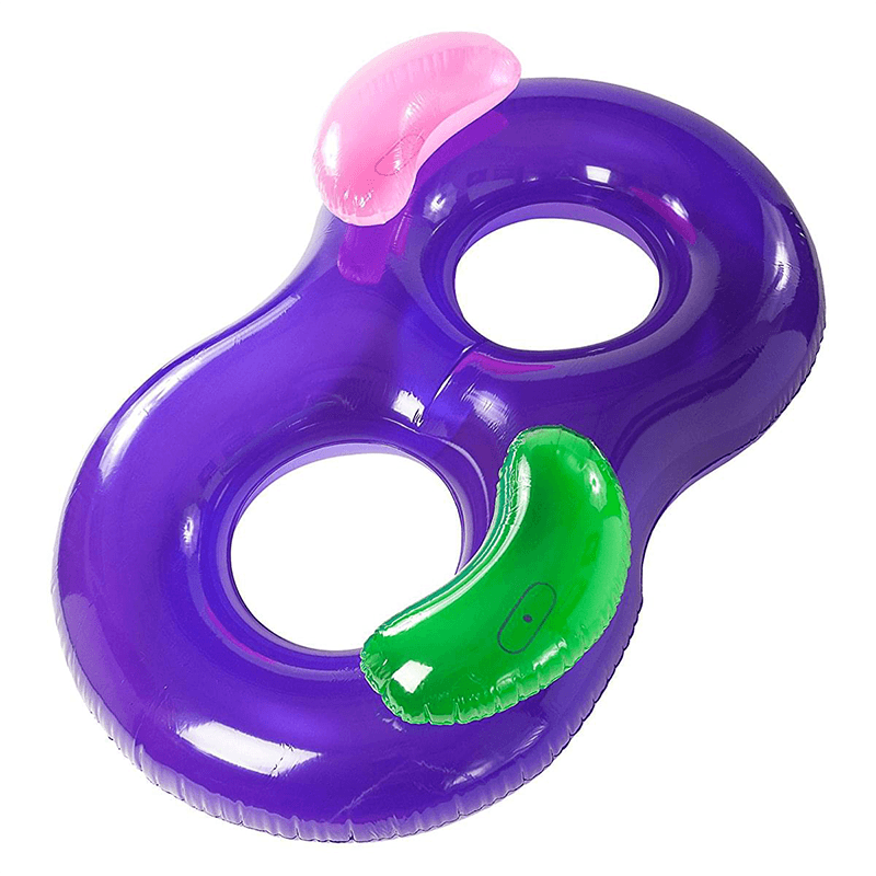 Side By Side Floating Double Inflatable Pool Ring
