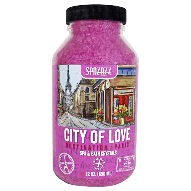 Cristaux pour spa et bain - Paris : ville de l'amour