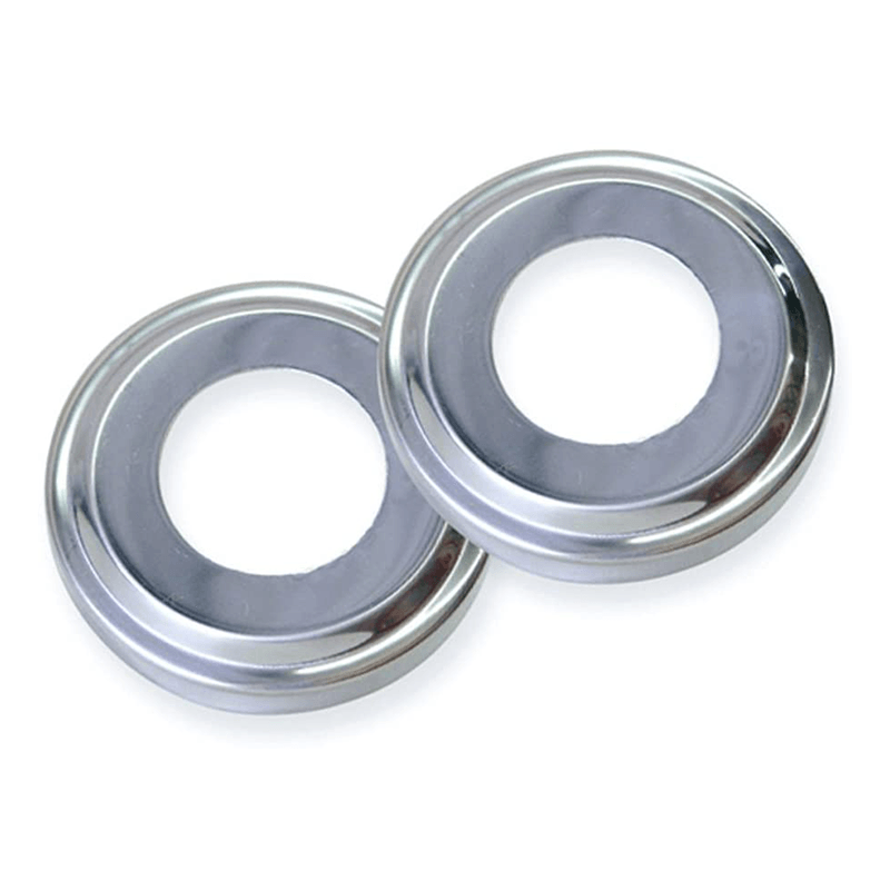 Écussons en acier inoxydable (lot de 2)