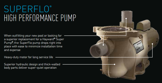 SuperFlo Inground Pool Pump