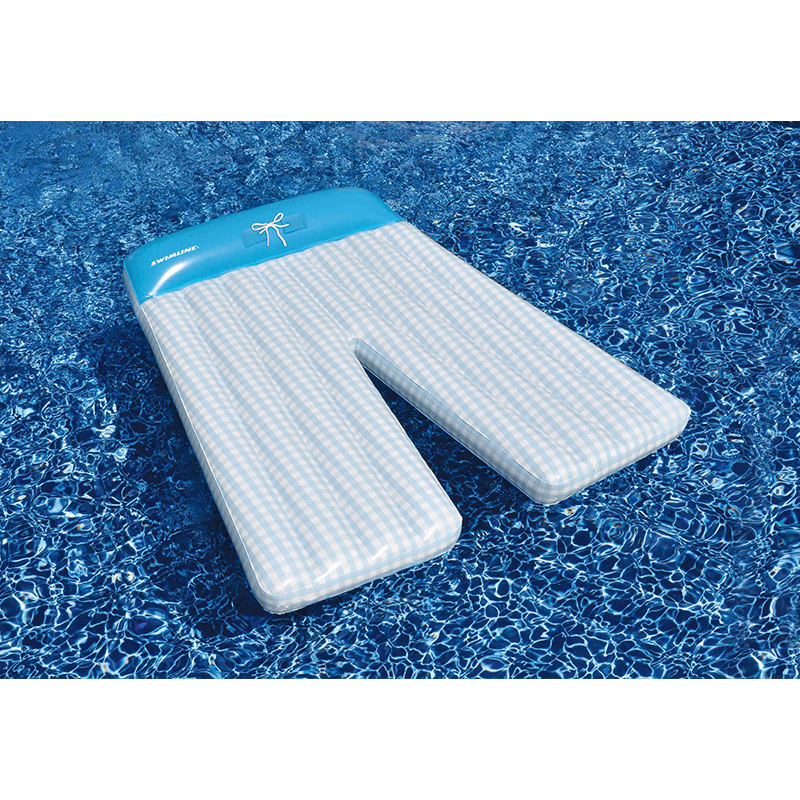 Matelas gonflable short de bain - 2 places