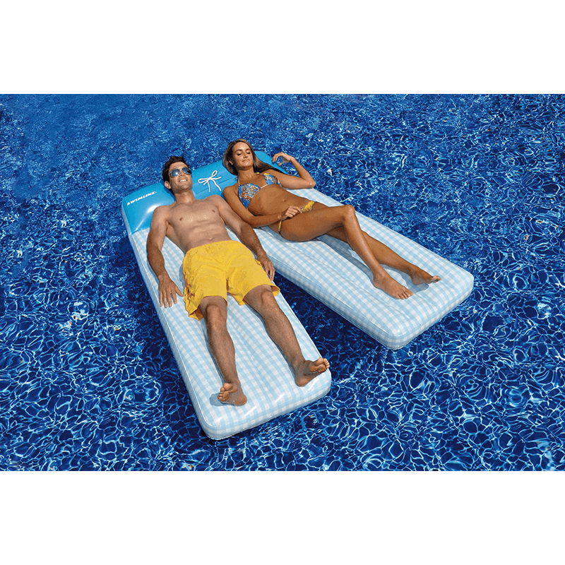 Matelas gonflable short de bain - 2 places