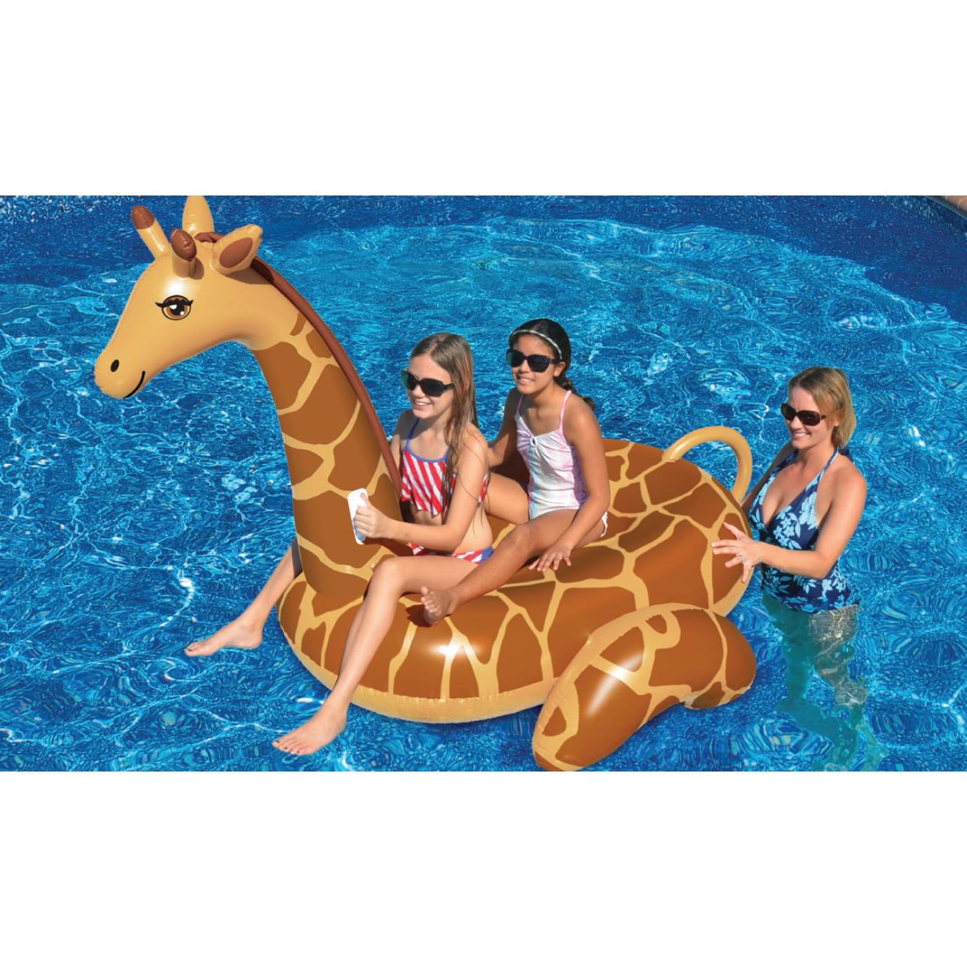 Giant Giraffe Inflatable Ride-On