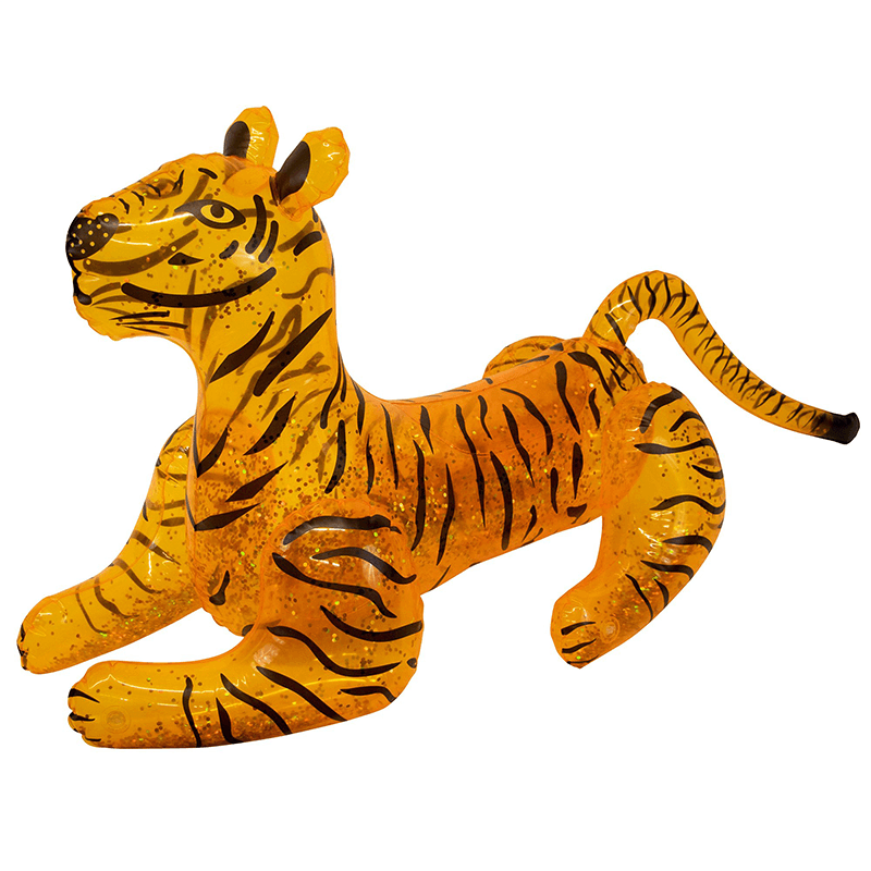 Giant Glitter Tiger Pool Float