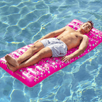 Matelas gonflable rétro rose