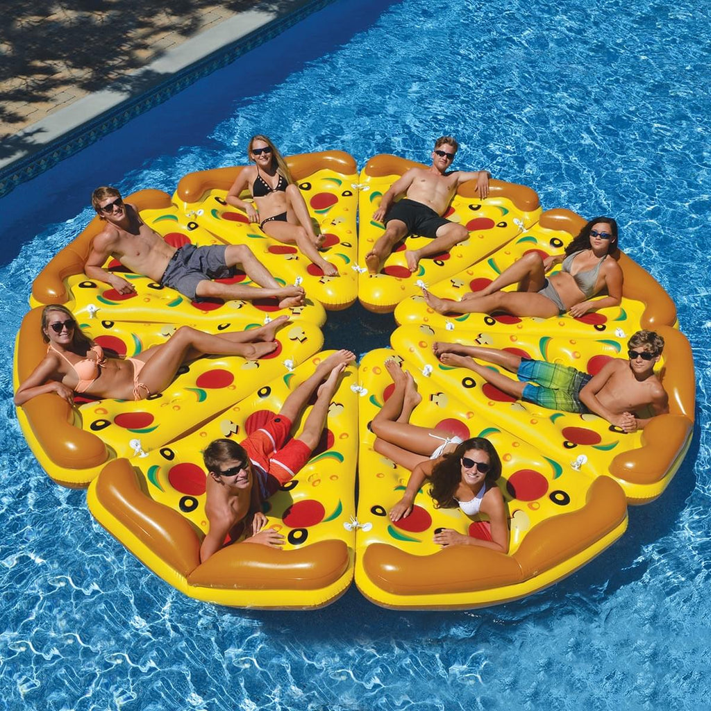 Matelas gonflable point de pizza