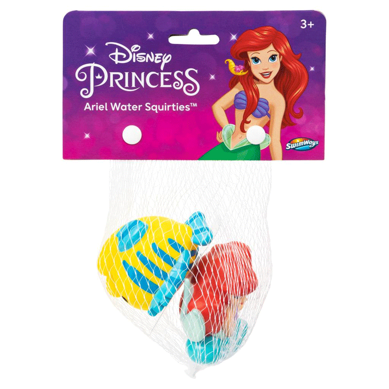 Jeu d'eau la princesse Ariel de Disney Ariel (lot de 2)