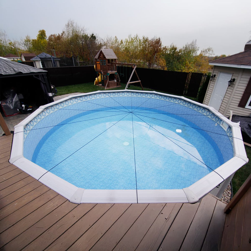 Système d'élastiques pour piscines hors terre