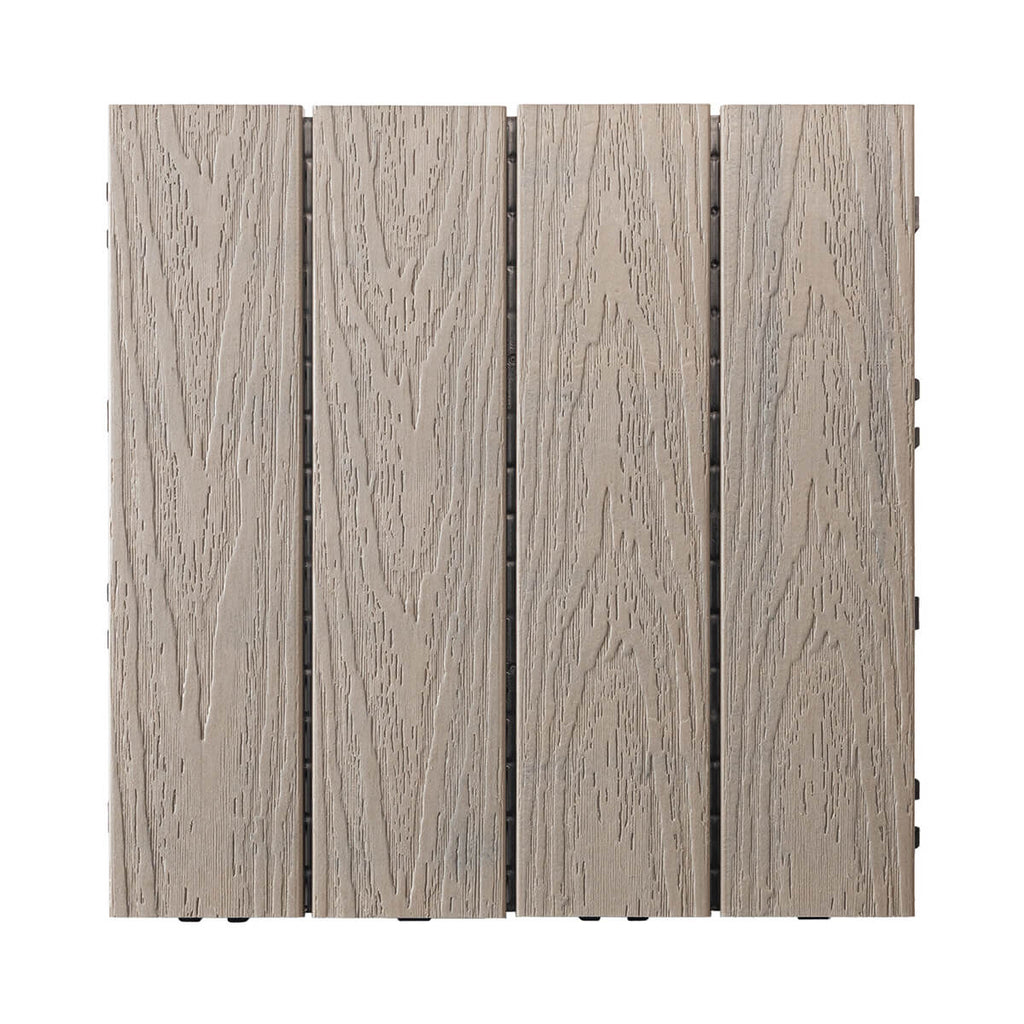 Tuile de terrasse en composite - 12 x 12 po
