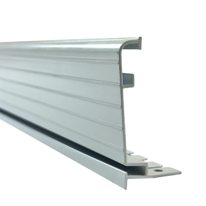 Margelle droite entaillé à rail unique pour piscine creusée (blanc) - 8 pi