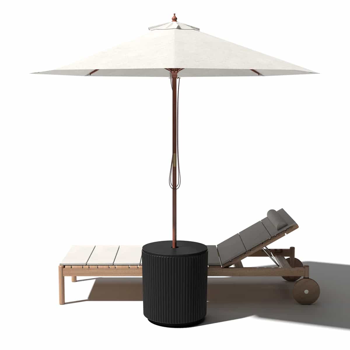 Demi Shade Outdoor Side Table