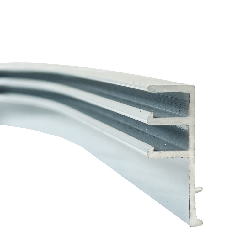 Margelle de coin sans entailles à double rails pour piscine creusée (blanc)