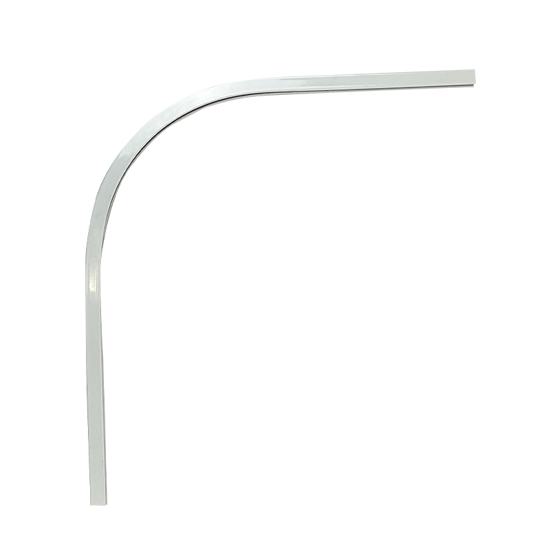 Single Track Side Mount Inground Coping for Corner - 6 in.